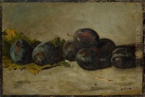 Nature Morte Aux Prunes by Jean-Baptiste Olive