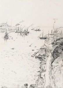 La Rade De Villefranche by Jean-Baptiste Olive