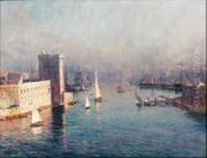 L'entree Du Port De Marseille by Jean-Baptiste Olive
