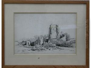 Ruines Du Chateau De Tremazan (finistere) by Jean-Baptiste Olive