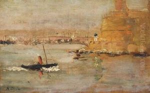 L'entree Du Port De Marseille by Jean-Baptiste Olive