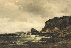 Bord De Cote Aux Environs De Marseille by Jean-Baptiste Olive