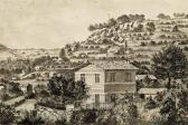 Vue Des Environs De Saint Marcel - view 1