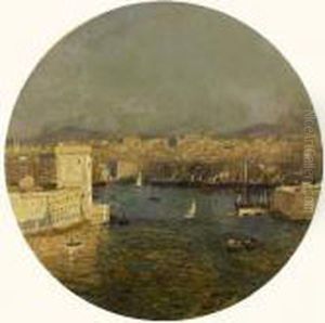 L'entree Du Vieux Port De Marseille by Jean-Baptiste Olive