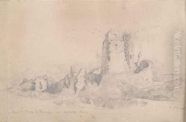Les Ruines Du Chateau De Tremazan Pres Landanvez (finistere) - view 1