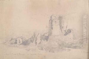 Les Ruines Du Chateau De Tremazan Pres Landanvez (finistere)