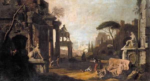Architectural Capriccio c. 1725 - view 1