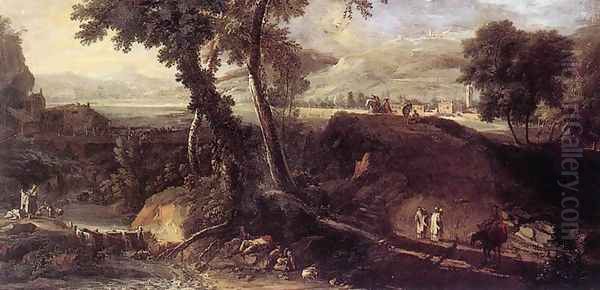 Landscape with Washerwomen - view 1