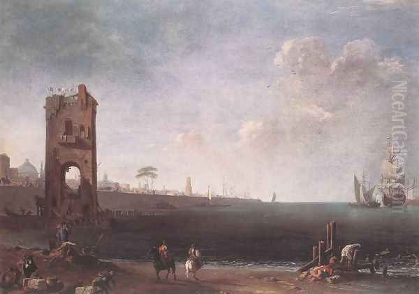 Coastal View with Tower 1715-20 - view 1