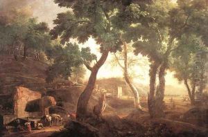 Landscape with Watering Horses c. 1720