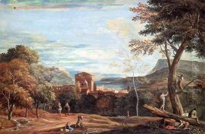 Landscape with Woodcutters and Two Horsemen
