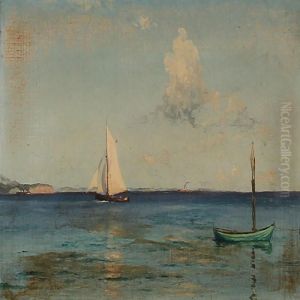 Summer Idyll At A Coast by Christian Benjamin Olsen