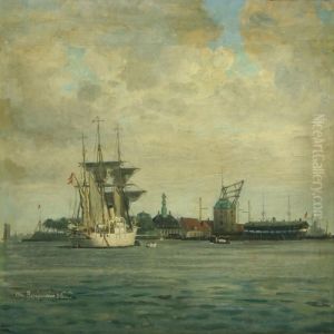 The Schooner Ingolf In Copenhagen Harbour