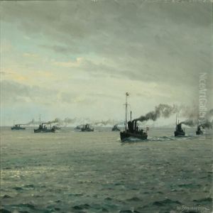 Torpedobade Pavagt For Danmark by Christian Benjamin Olsen