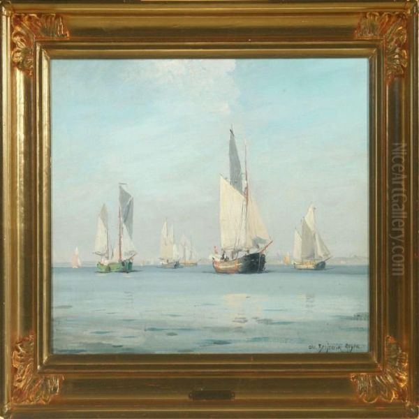 Seascapewith Sailing Ships - view 1