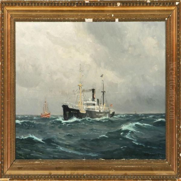Seascape With Ships - view 1