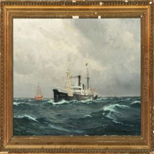 Seascape With Ships Seascape With Ships