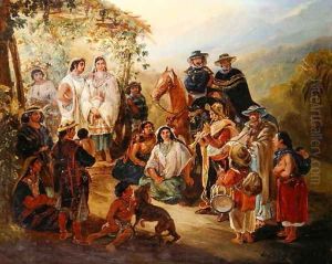 Regional Costumes, 1850 by Johann Moritz Rugendas