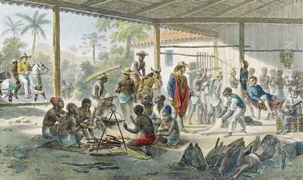 Transport dun Convoi de Negres, engraved by Deroi, 1827-35 - view 1
