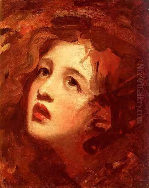 Portrait Study Of Emma Hamilton As Miranda - view 1