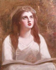 Study for a Portrait of Lady Hamilton as St. Cecilia, c.1785 by George Romney