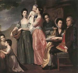 The Leigh Family c. 1768 by George Romney