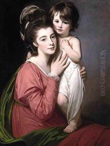 Portrait of Mrs Henrietta Morris and Her Son John 1777