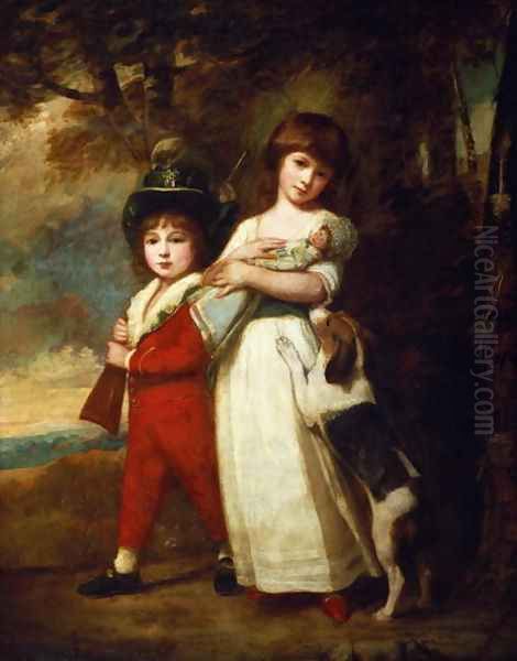 Portrait of the Vernon children - view 1