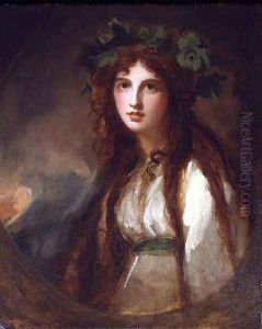 Portrait of Emma, Lady Hamilton c.1765-1815 as a Bacchante