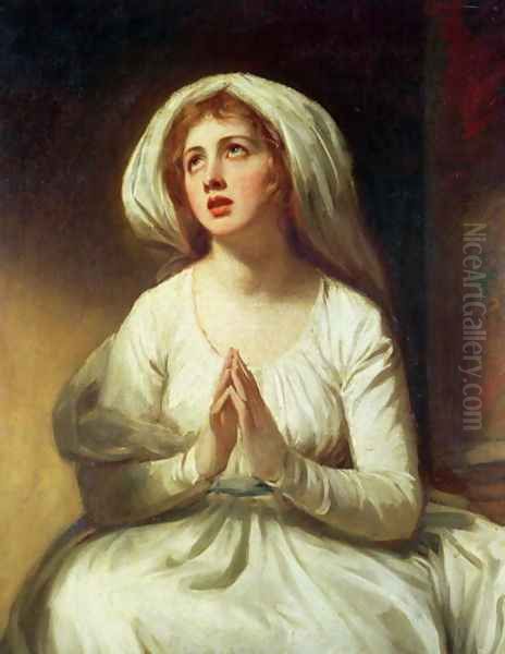 Lady Hamilton Praying - view 1