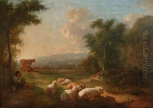 Repos Aux Paturages. by Balthasar Paul Ommeganck