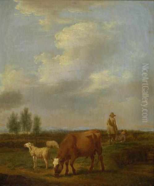 Hirten Mit Vieh - view 1