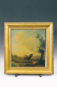 Moutons Dans Un Paysage by Balthasar Paul Ommeganck