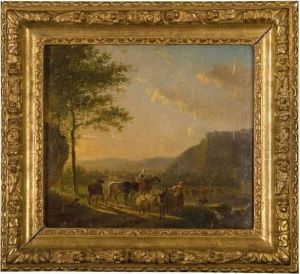 Paysage Aux Bergeres by Balthasar Paul Ommeganck