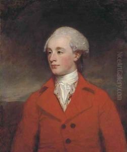 Portrait of Mr Morley, half-length, in a red coat