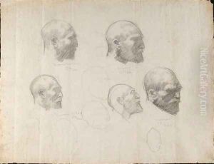 Five studies of Vincent van Gogh 1853-90 by John Peter Russell