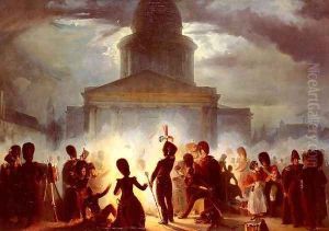 A Bivouac In The Place Du Pantheon