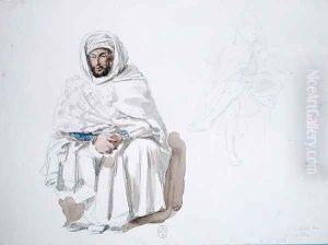An Arab from Constantine, 1839 by Auguste Raffet