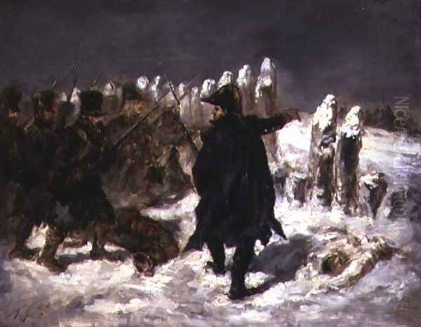 Marshal Michel Ney 1769-1815 at the redoubt of Kovno, 1812 - view 1