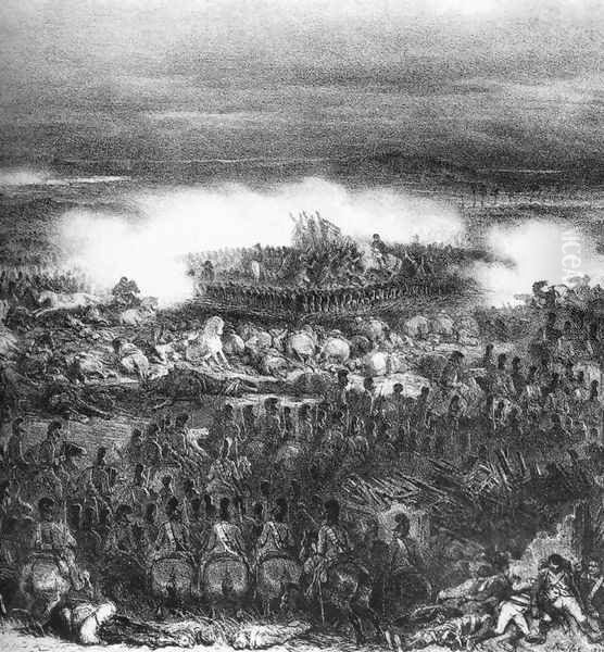 Waterloo, The Retreat of the Holy Batallion, June 18, 1815 1835 by Auguste Raffet