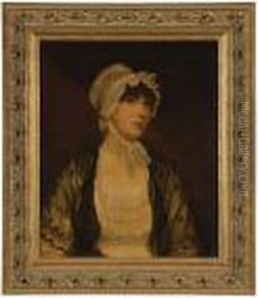 Portrait Of A Lady Dressed In White - view 1