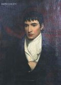 A Portrait Of John Colley, As A 
Young Man, Waist Length, Wearing Dark Jacket And White Stock