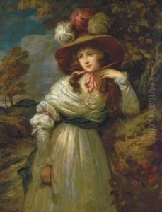 Portrait Of A Lady, Said To Be Miss Melville