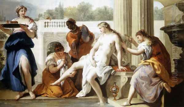 Bathsheba at the Bath 1720s - view 1
