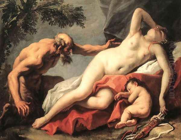Venus and Satyr 1720s - view 1