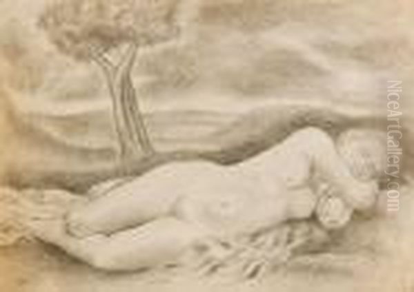 Nudo Disteso Con Lunga Chiomabionda - view 1