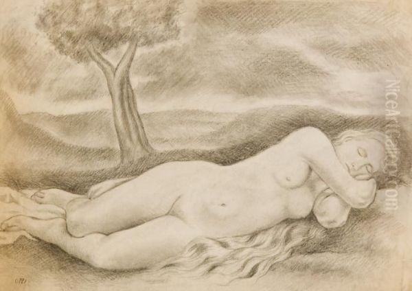 Nudo Disteso Con Lunga Chioma Bionda - view 1