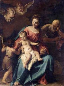 Holy Family with the Infant St John the Baptist c. 1710