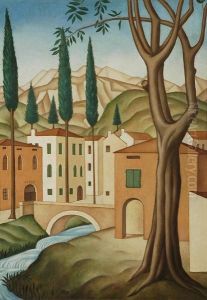 Paesaggio by Ubaldo Oppi
