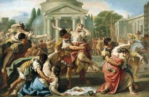 The Rape of the Sabine Women c 1700